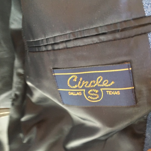 CIRCLE DENIM VINTAGE BLAZER - Picture 2 of 4